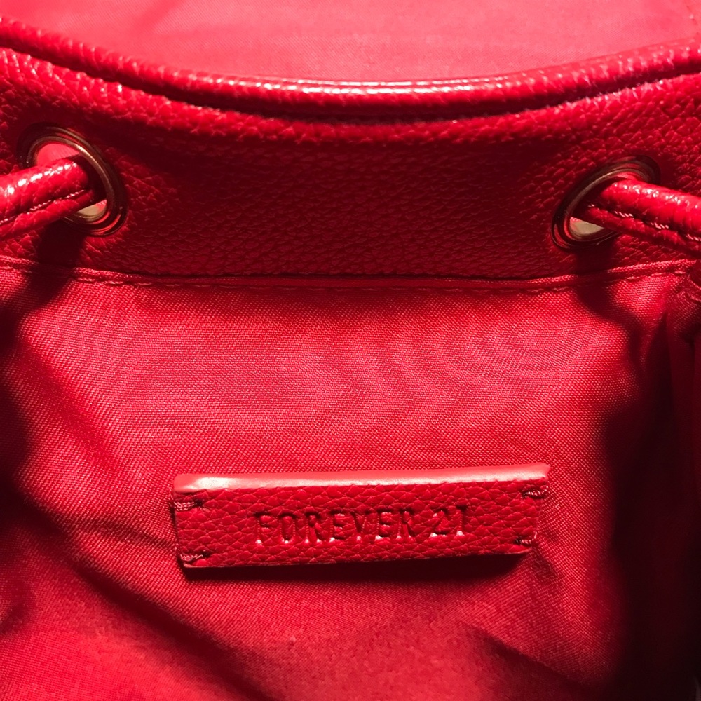 Red Mini Forever 21 Backpack - Picture 10 of 10